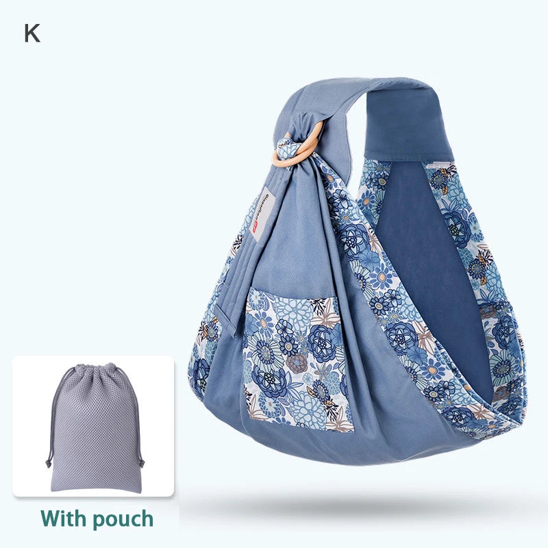 Écharpe de Portage Bébé 0-36 Mois — Coton Mesh Respirant, Couvre-aläitement Inclus
