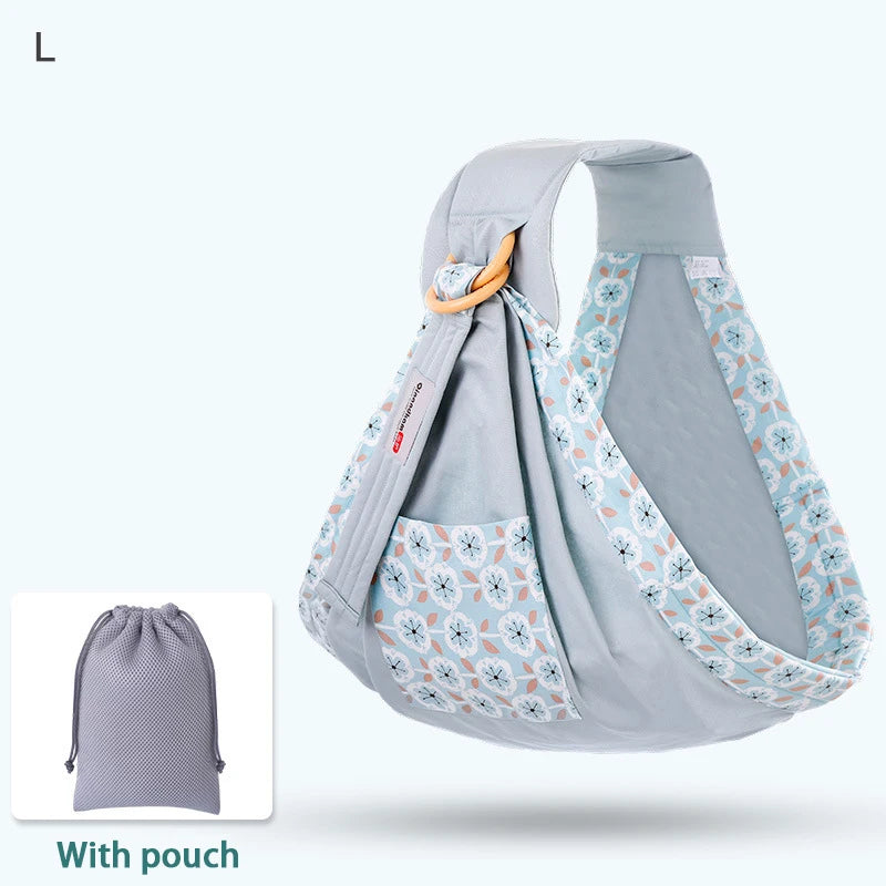 Écharpe de Portage Bébé 0-36 Mois — Coton Mesh Respirant, Couvre-aläitement Inclus