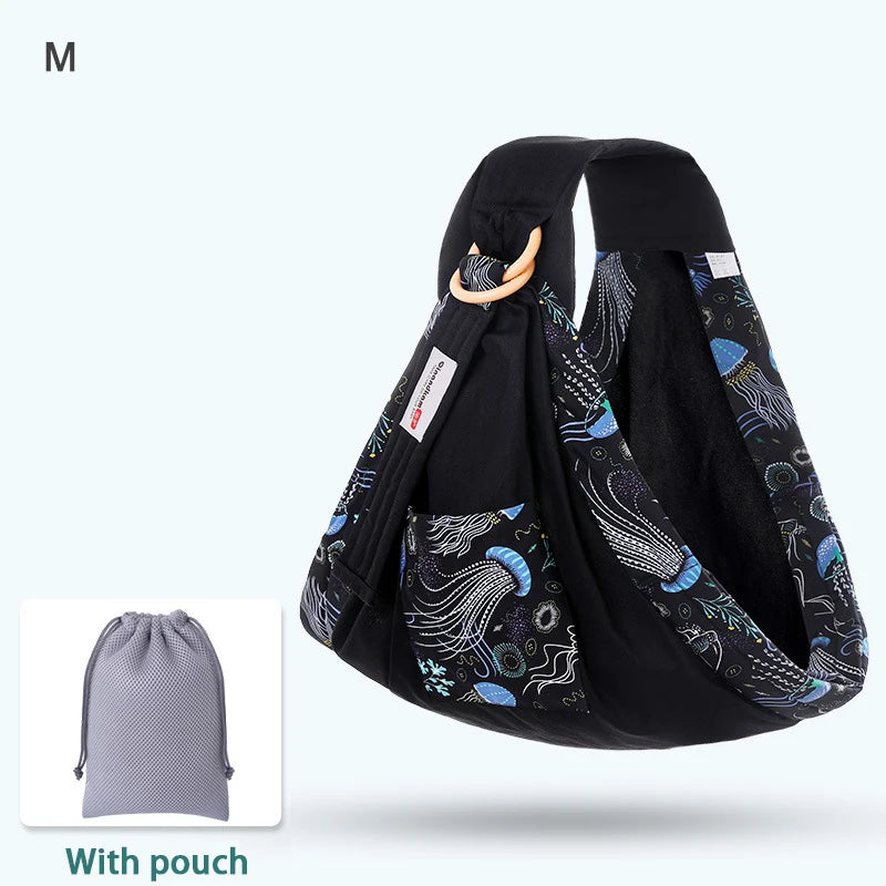 Écharpe de Portage Bébé 0-36 Mois — Coton Mesh Respirant, Couvre-aläitement Inclus