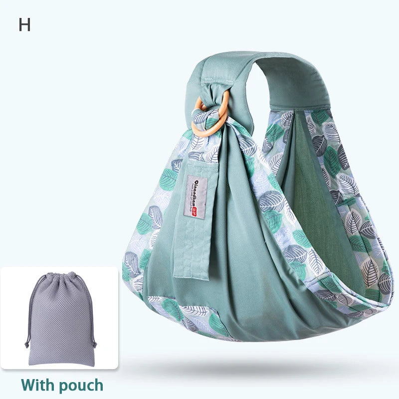 Écharpe de Portage Bébé 0-36 Mois — Coton Mesh Respirant, Couvre-aläitement Inclus