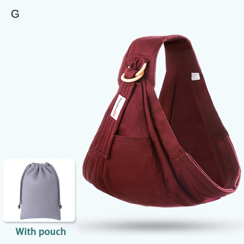 Écharpe de Portage Bébé 0-36 Mois — Coton Mesh Respirant, Couvre-aläitement Inclus