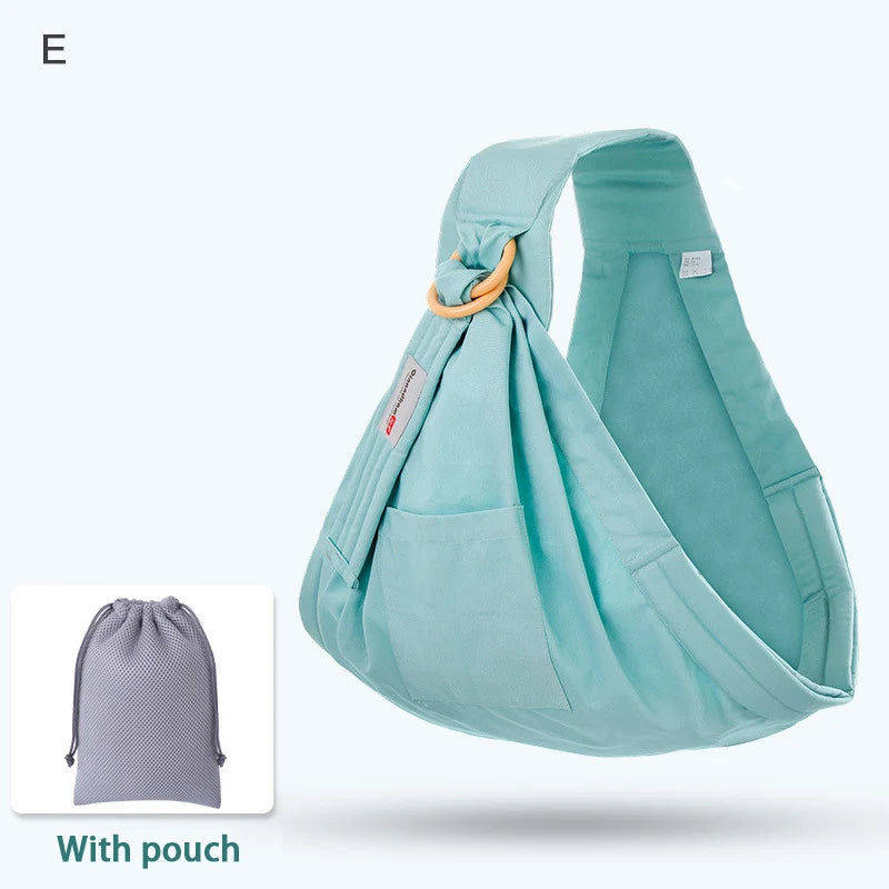 Écharpe de Portage Bébé 0-36 Mois — Coton Mesh Respirant, Couvre-aläitement Inclus