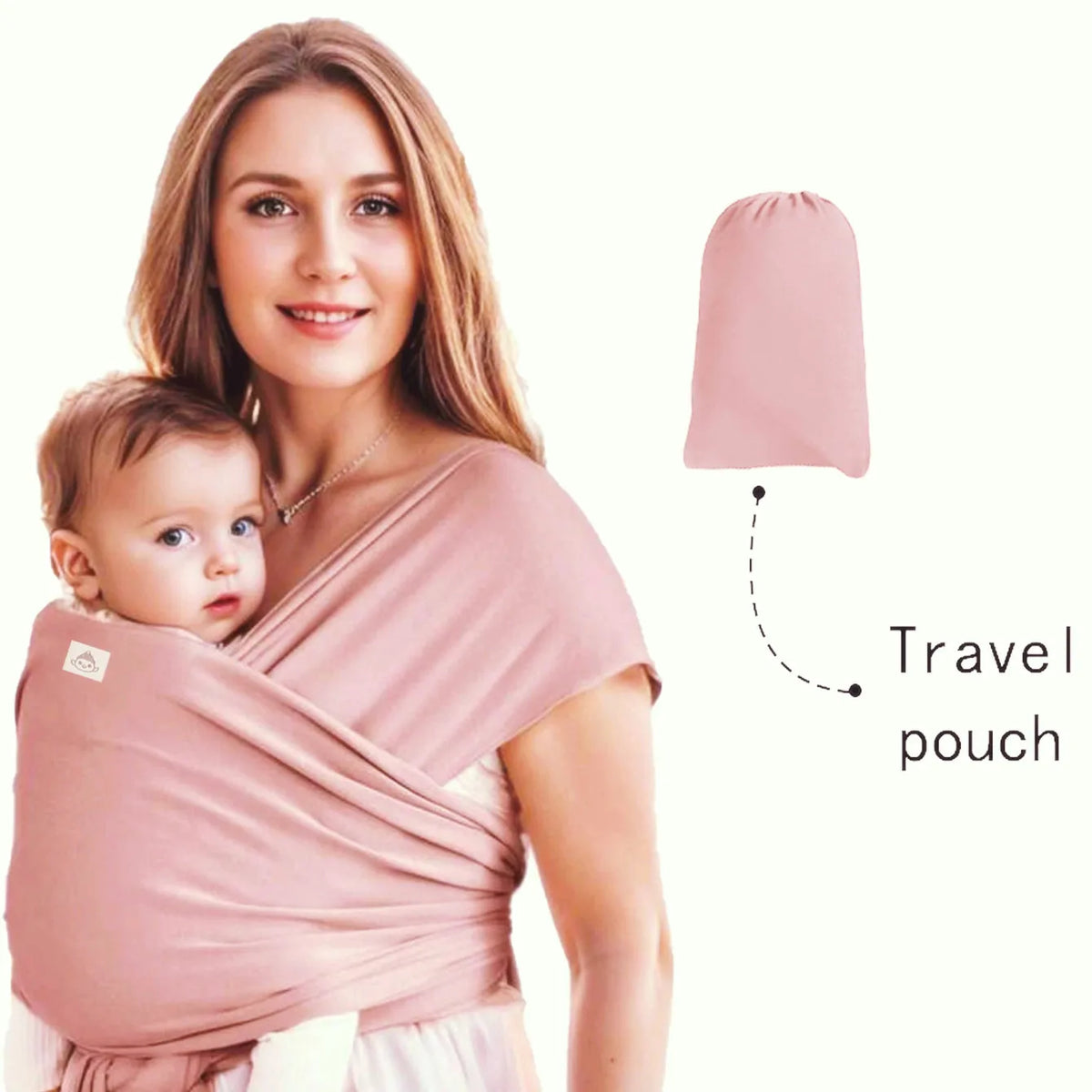 Porte-Bébé Avant Multifonction — Allaitement, Sommeil & Sortie, Tissu Tricoté