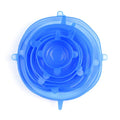Couvercles Silicone Extensibles 6 Pièces — Conservation Alimentaire Réutilisable