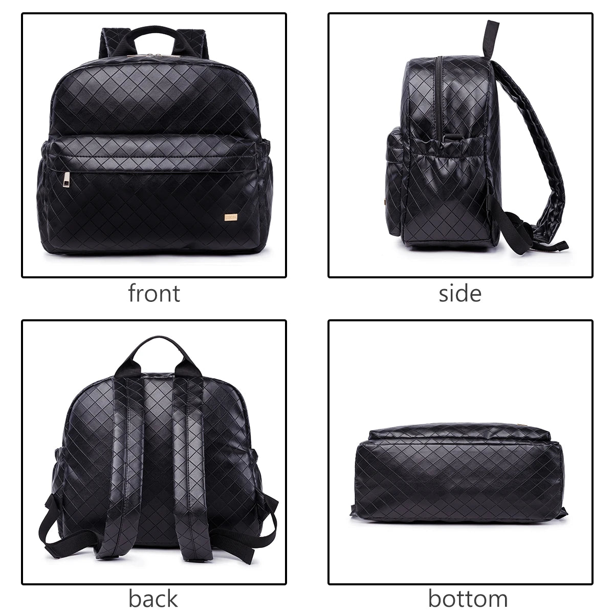 Fashion Diaper Bag for Newborn Baby Waterproof Light Weight Protable Mommy Diaper Backpack for Quick Outing Nappy Changing Bag