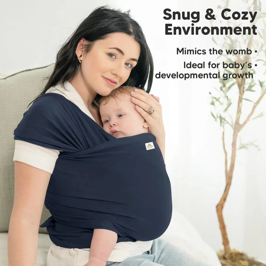 Porte-Bébé Avant Multifonction — Allaitement, Sommeil & Sortie, Tissu Tricoté