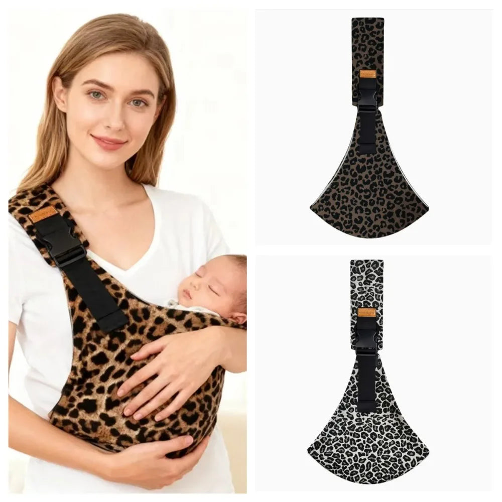 Porte-Bébé Bandoulière Ajustable — Siège de Hanche, Mains Libres
