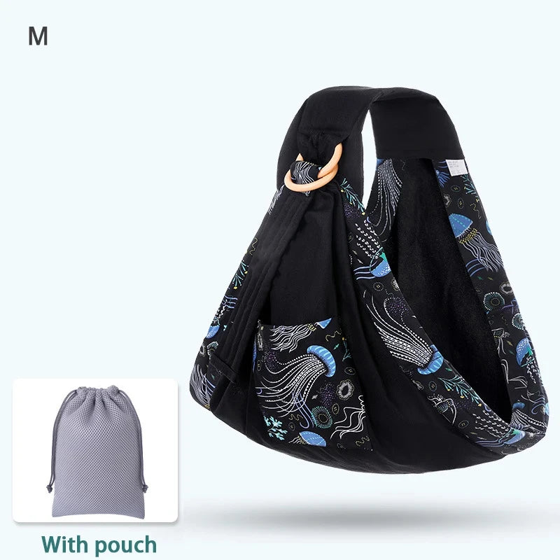 Écharpe de Portage Bébé 0-36 Mois — Coton Mesh Respirant, Couvre-aläitement Inclus