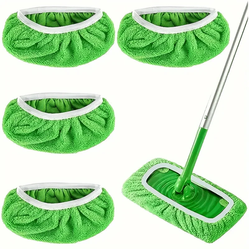 Tampons de Serpillière Réutilisables en Microfibre — Lot de 2 ou 4