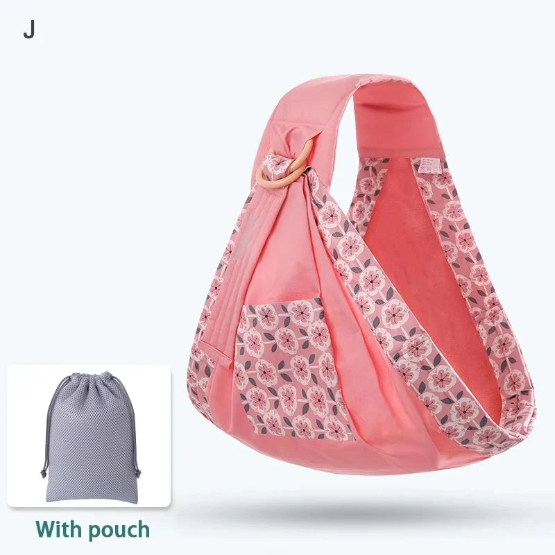 Écharpe de Portage Bébé 0-36 Mois — Coton Mesh Respirant, Couvre-aläitement Inclus