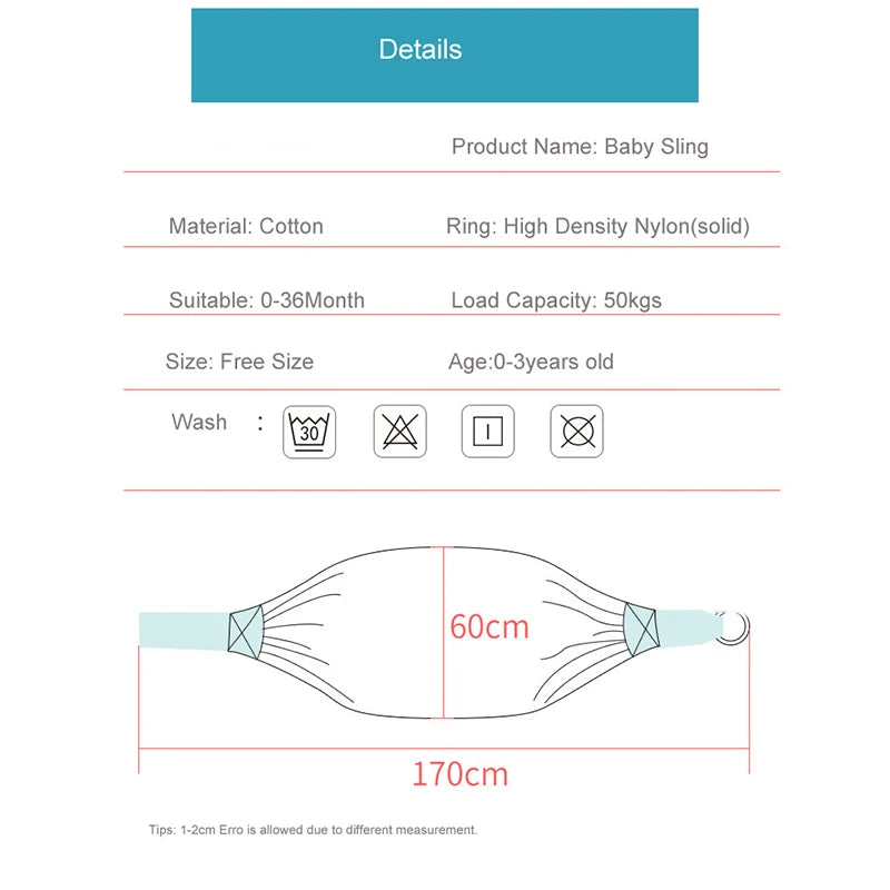 Écharpe de Portage Bébé 0-36 Mois — Coton Mesh Respirant, Couvre-aläitement Inclus