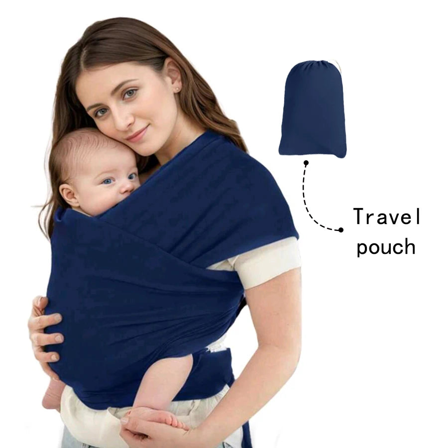 Porte-Bébé Avant Multifonction — Allaitement, Sommeil & Sortie, Tissu Tricoté