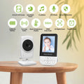 2.8-inch Wireless Intercom Baby Camera with Temperature Display Baby Monitor Babysitter