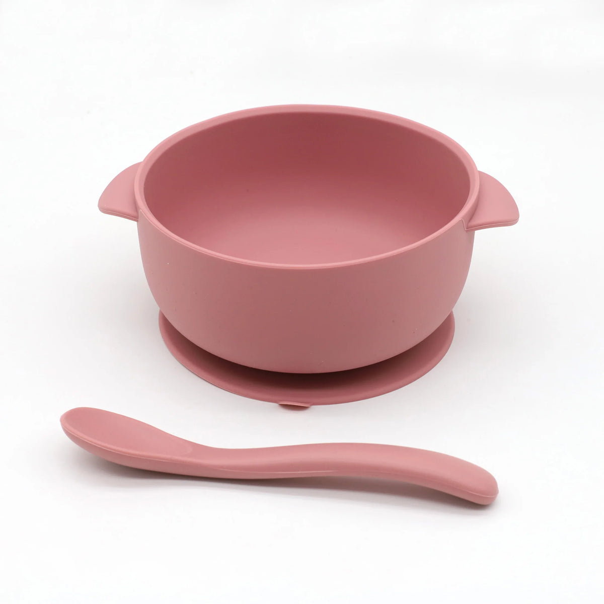 Bol Silicone Bébé 3 Pièces avec Couvercle & Ventouse — Set Repas Complet
