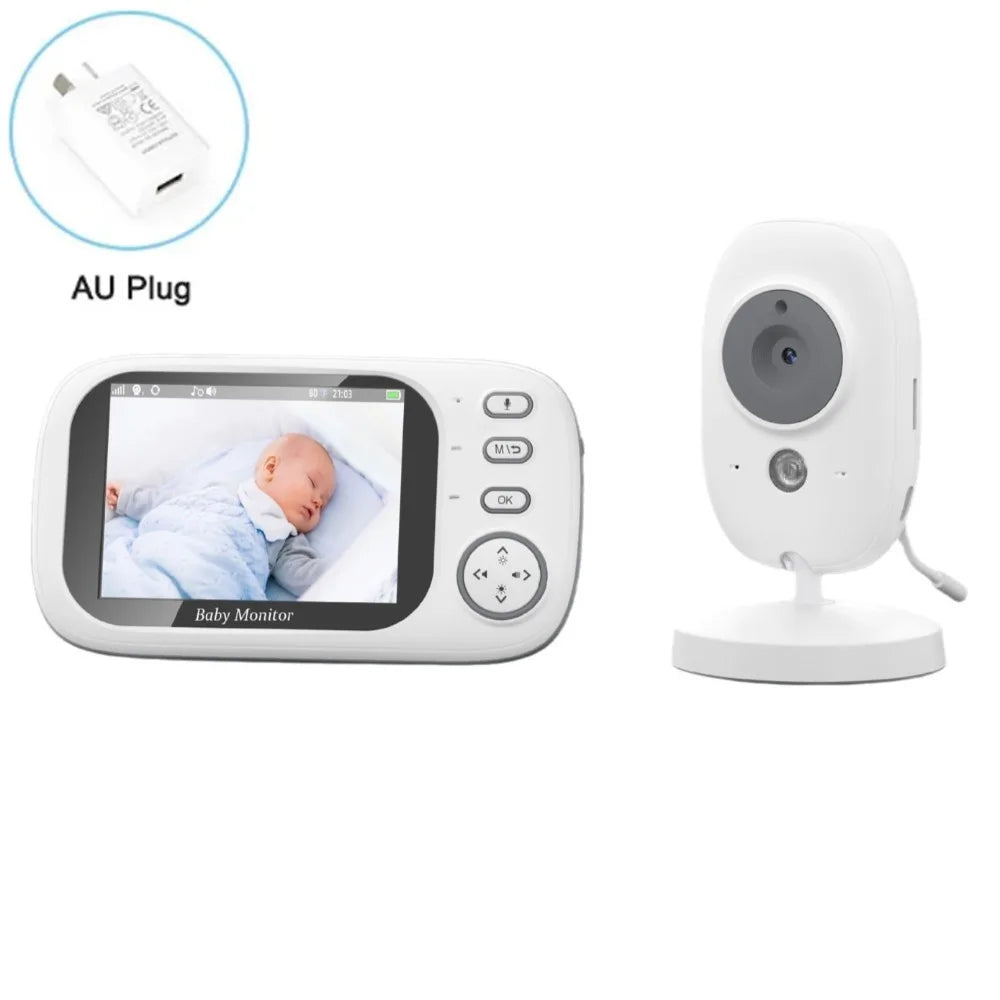 3.5-inch LCD ABM600 Baby Monitor Wireless Real-time Video Baby Monitor 2-Way Audio Upgraded Camera