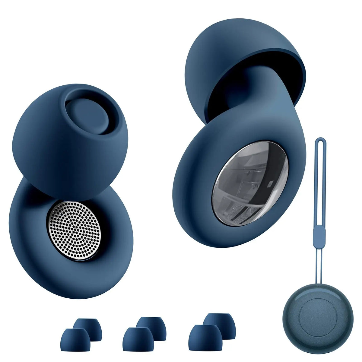 Bouchons d'Oreilles Anti-Bruit 25dB — Silicone Doux Réutilisables