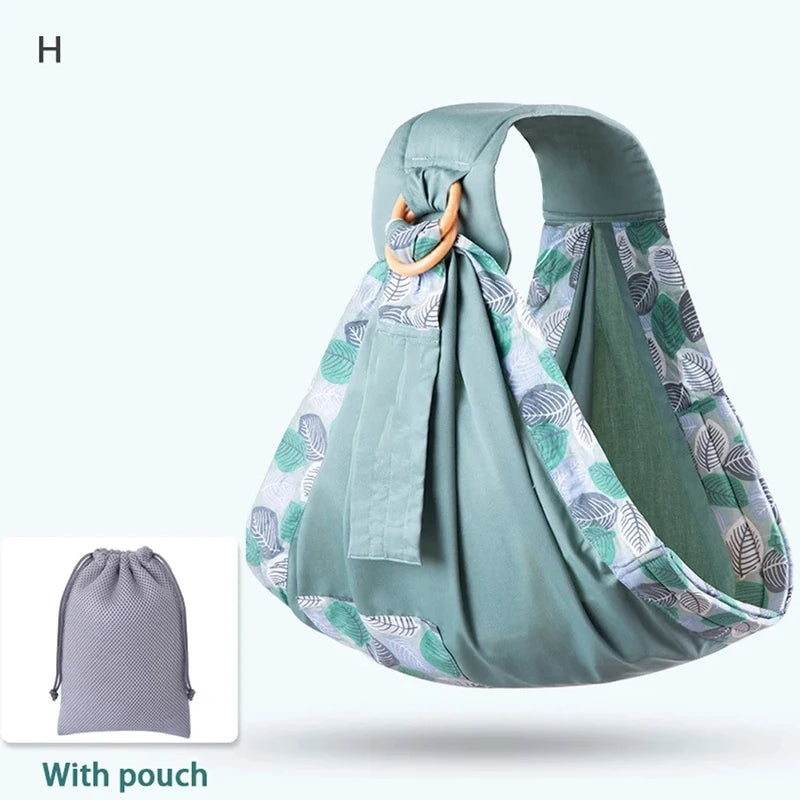 Écharpe de Portage Bébé 0-36 Mois — Coton Mesh Respirant, Couvre-aläitement Inclus
