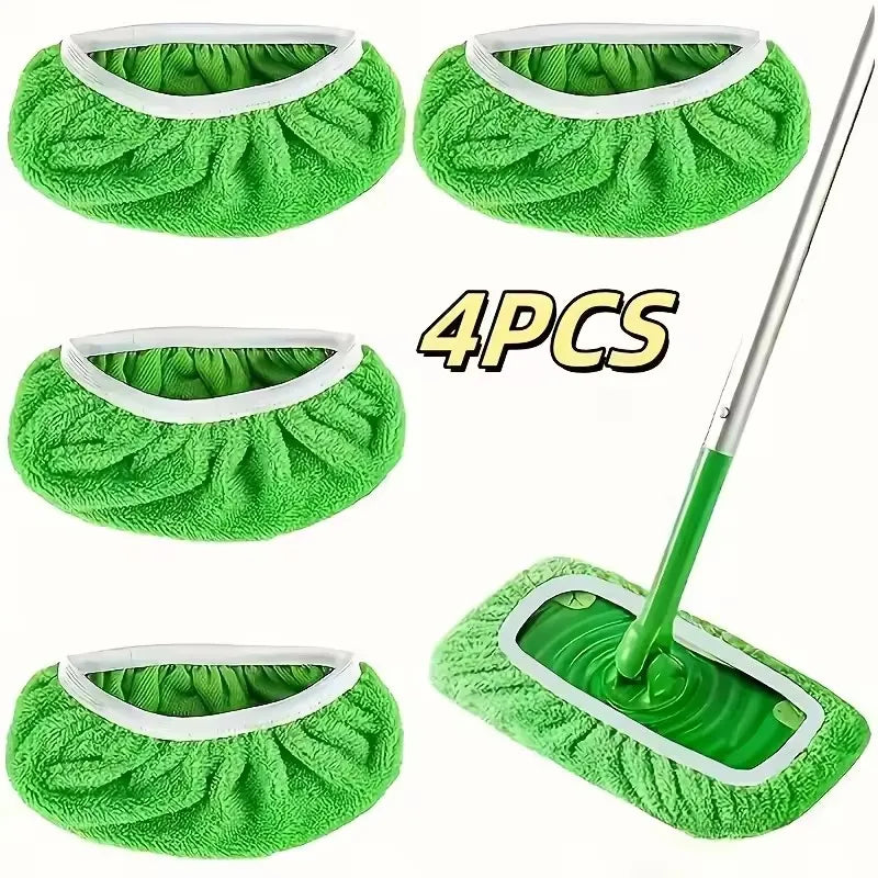 Tampons de Serpillière Réutilisables en Microfibre — Lot de 2 ou 4