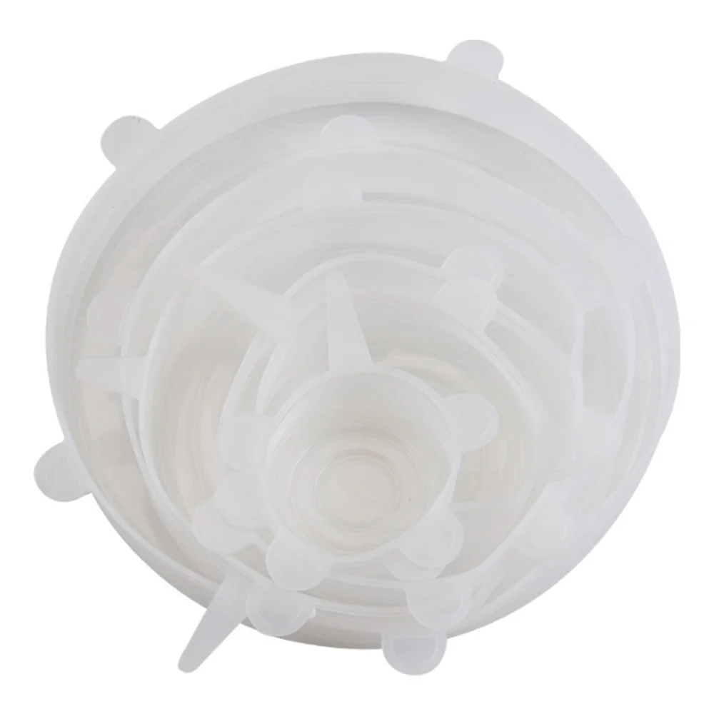 Couvercles de Conservation Silicone 6 Pièces — Universels & Hermétiques