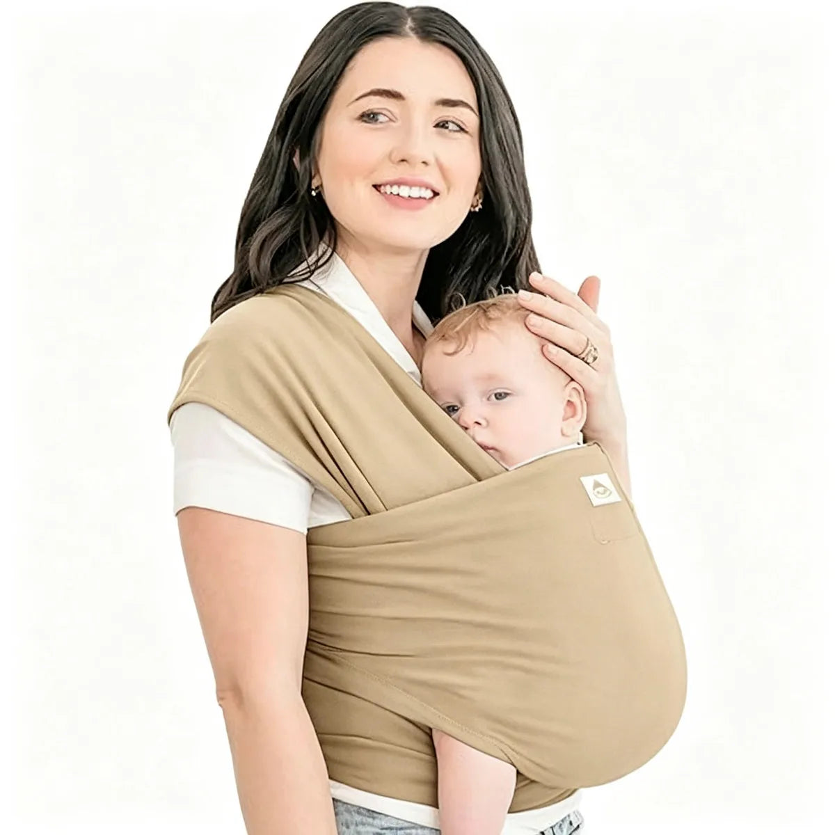 Porte-Bébé Avant Multifonction — Allaitement, Sommeil & Sortie, Tissu Tricoté