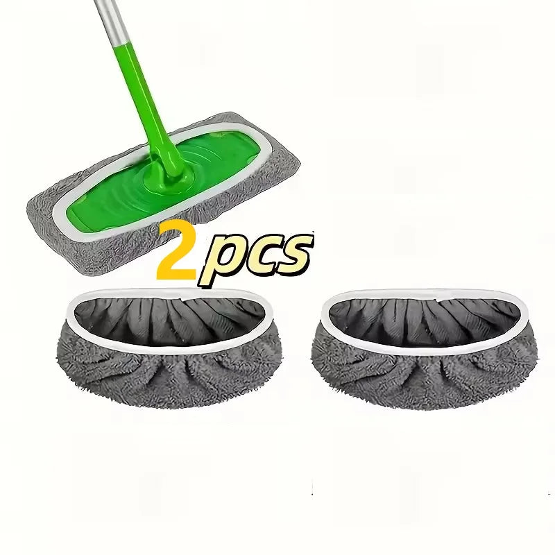 Tampons de Serpillière Réutilisables en Microfibre — Lot de 2 ou 4