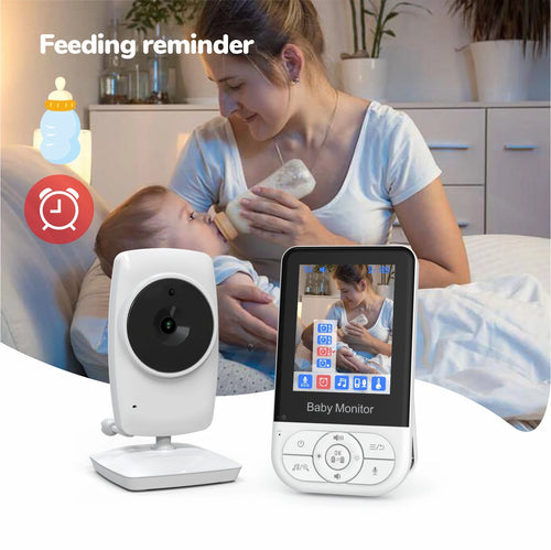 Babyphone Écran 2.8" — Interphone, Température & Vidéo Sans Fil