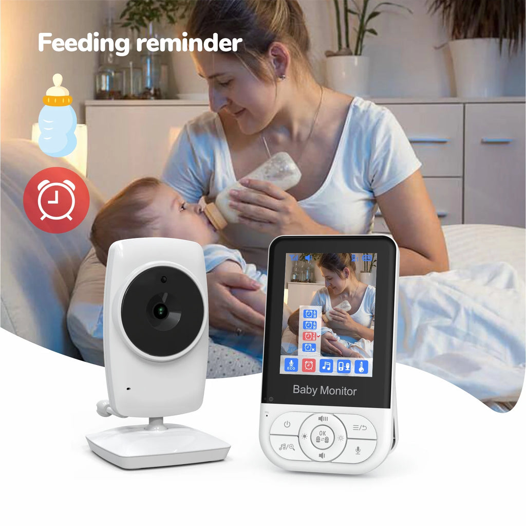 2.8-inch Wireless Intercom Baby Camera with Temperature Display Baby Monitor Babysitter