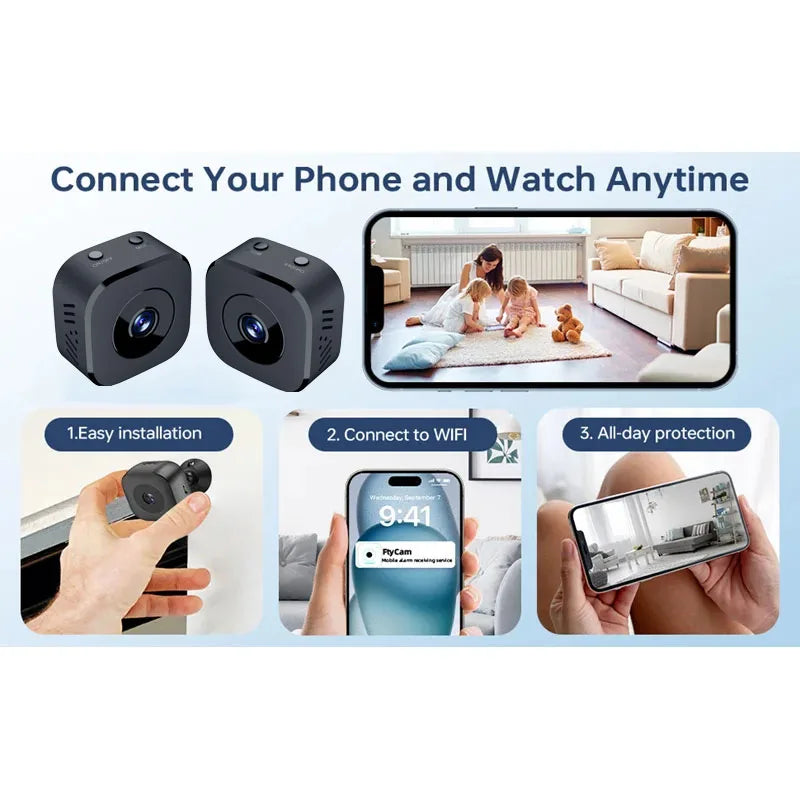 Babyphone Caméra HD Wi-Fi — Surveillance Bébé en Temps Réel