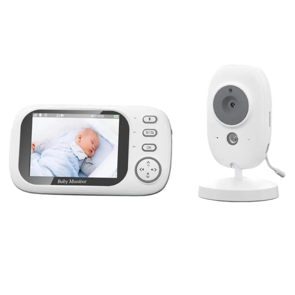 3.5-inch LCD ABM600 Baby Monitor Wireless Real-time Video Baby Monitor 2-Way Audio Upgraded Camera