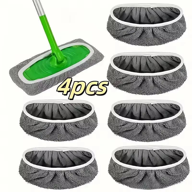 Tampons de Serpillière Réutilisables en Microfibre — Lot de 2 ou 4