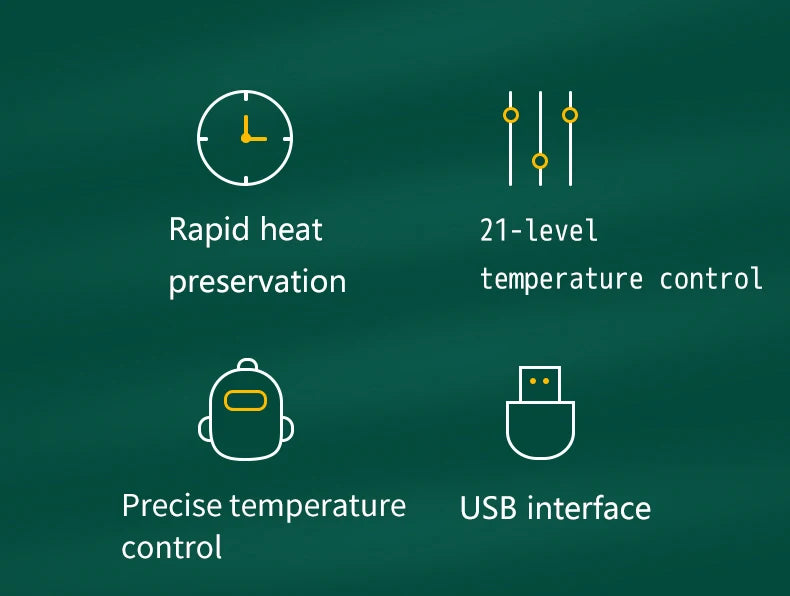 Baby Milk Warmer Baby Nursing Bottle Heater, Portable USB Bottle Warmer for Car, Outdoor Travel Accessories Outdoor Portable