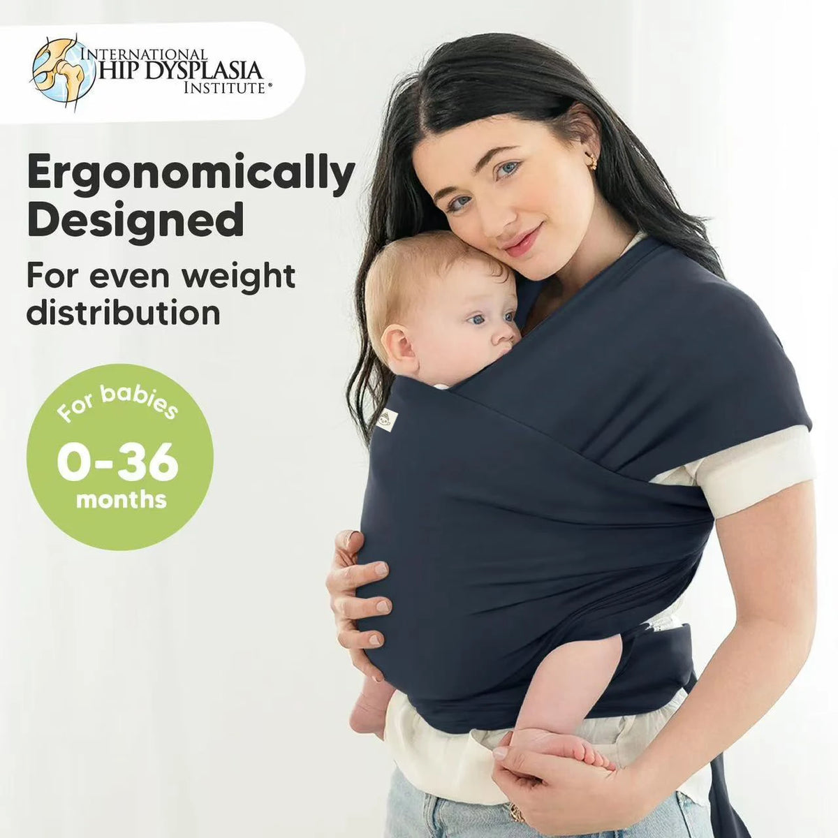 Porte-Bébé Avant Multifonction — Allaitement, Sommeil & Sortie, Tissu Tricoté