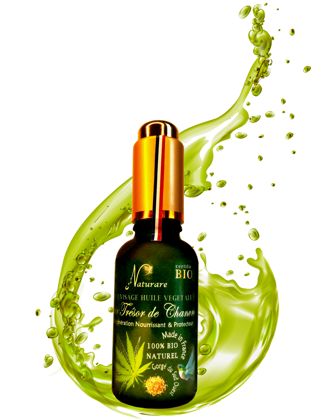 ELIXIR TRESOR DE CHANVRE BIO - Sérum Huile Végétale Complément Alimentaire
